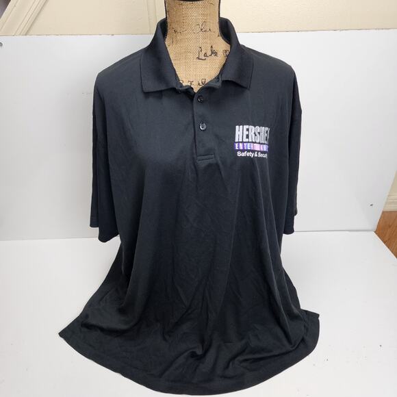 Hershey Ent Security Embroidered Collared Cool & Dry Work Shirt Men's Size 3XL - Picture 1 of 5